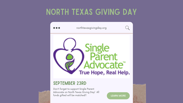 North Texas Giving Day 2021 - Single Parent Advocate